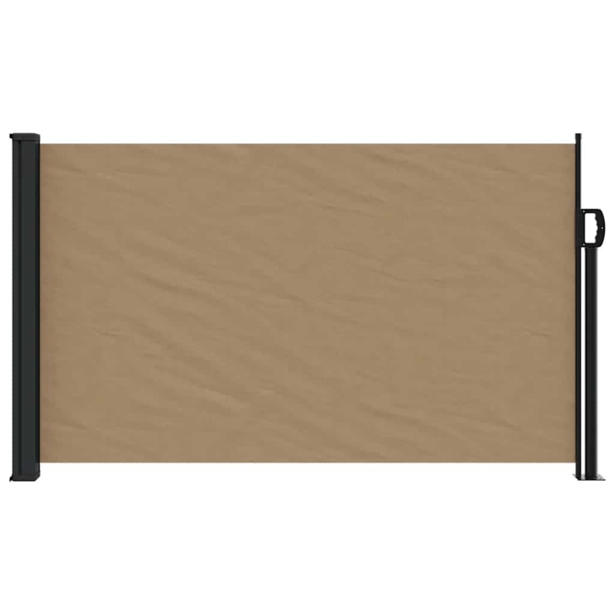vidaXL Σκίαστρο Πλαϊνό Συρόμενο Taupe 120 x 500 εκ.