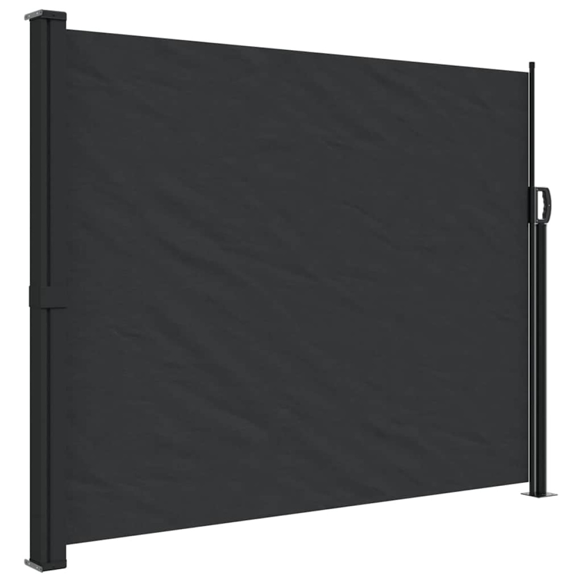 vidaXL Σκίαστρο Πλαϊνό Συρόμενο Μαύρο 160 x 500 εκ.