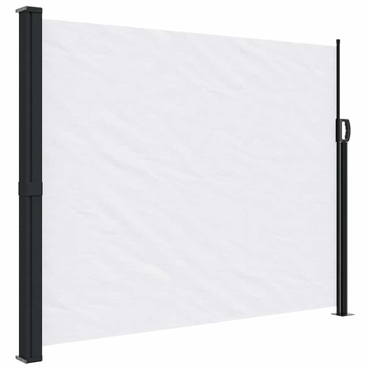 vidaXL Σκίαστρο Πλαϊνό Συρόμενο Λευκό 160 x 500 εκ.