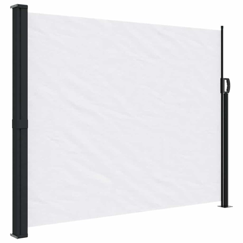 vidaXL Σκίαστρο Πλαϊνό Συρόμενο Λευκό 160 x 500 εκ.