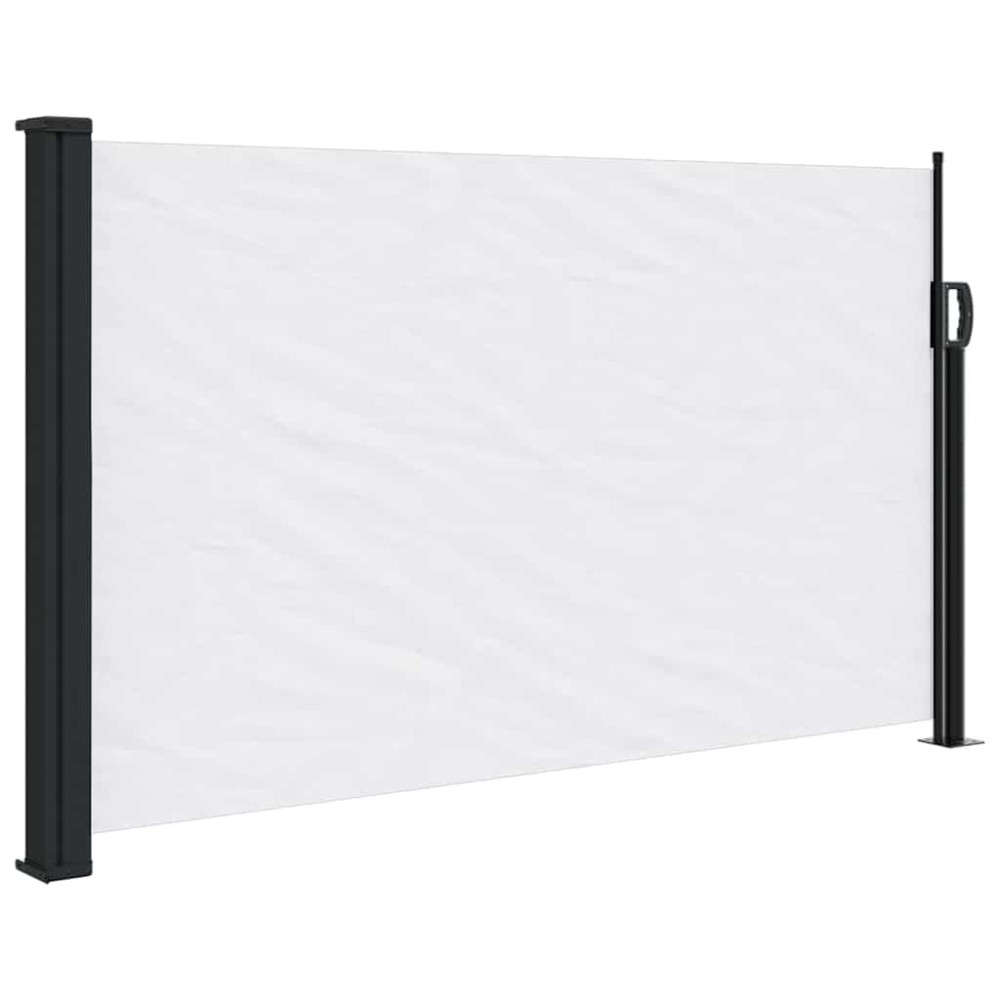 vidaXL Σκίαστρο Πλαϊνό Συρόμενο Λευκό 120 x 600 εκ.