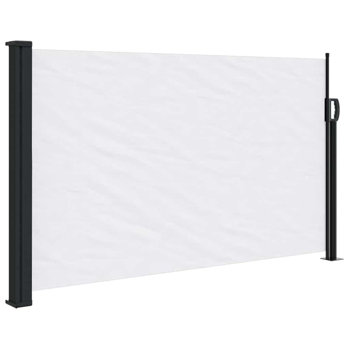 vidaXL Σκίαστρο Πλαϊνό Συρόμενο Λευκό 120 x 600 εκ.