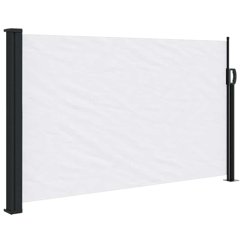 vidaXL Σκίαστρο Πλαϊνό Συρόμενο Λευκό 120 x 600 εκ.