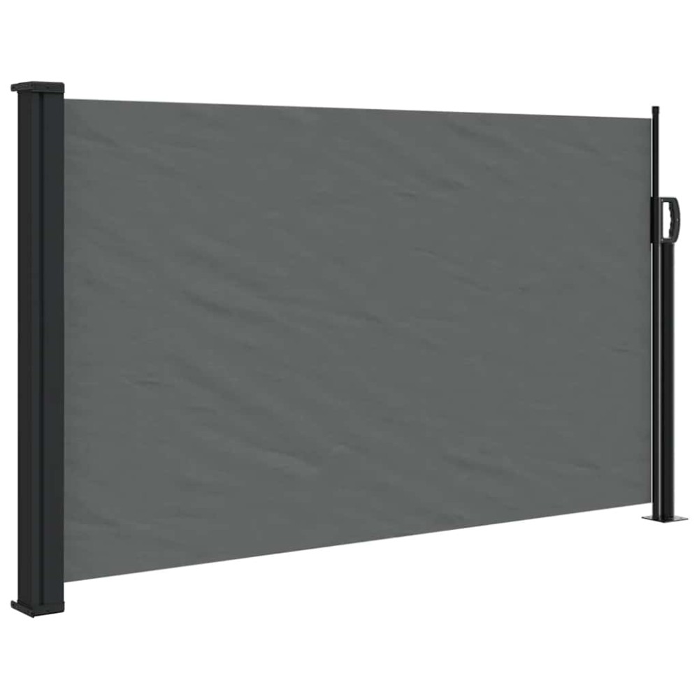 vidaXL Πτυσσόμενη Πλαϊνή Τέντα Ανθρακί 120x600 εκ.