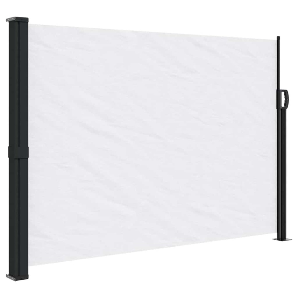 vidaXL Σκίαστρο Πλαϊνό Συρόμενο Λευκό 140 x 600 εκ.