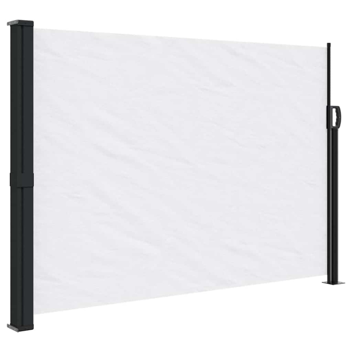 vidaXL Σκίαστρο Πλαϊνό Συρόμενο Λευκό 140 x 600 εκ.