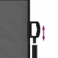 vidaXL Πτυσσόμενη Πλαϊνή Τέντα Ανθρακί 140x600 εκ.