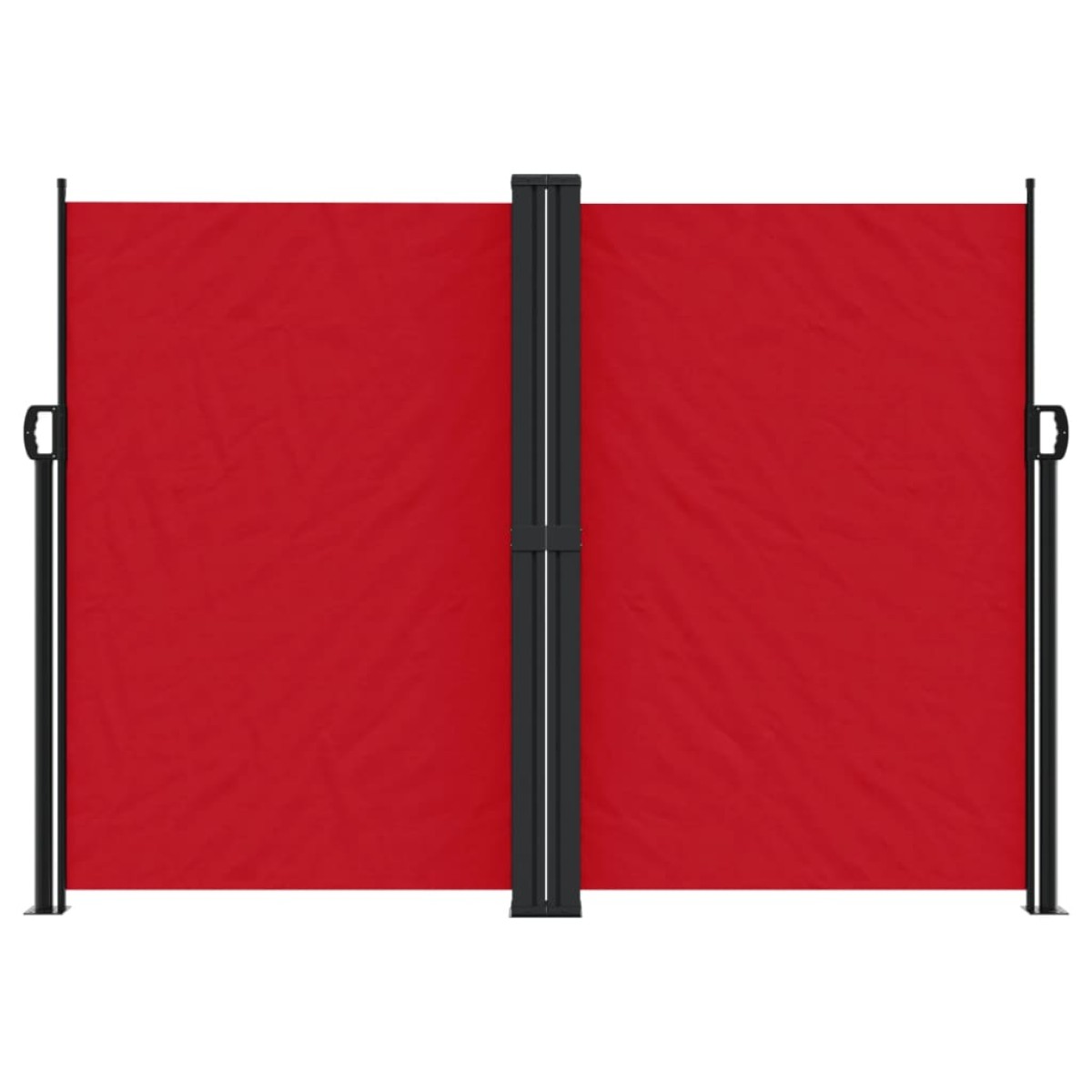vidaXL Σκίαστρο Πλαϊνό Συρόμενο Κόκκινο 180 x 600 εκ.