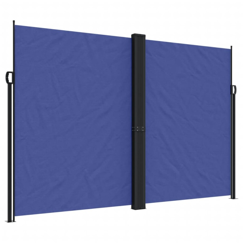 vidaXL Σκίαστρο Πλαϊνό Συρόμενο Μπλε 220 x 600 εκ.
