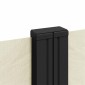 vidaXL Σκίαστρο Πλαϊνό Συρόμενο Κρεμ 120 x 1000 εκ.