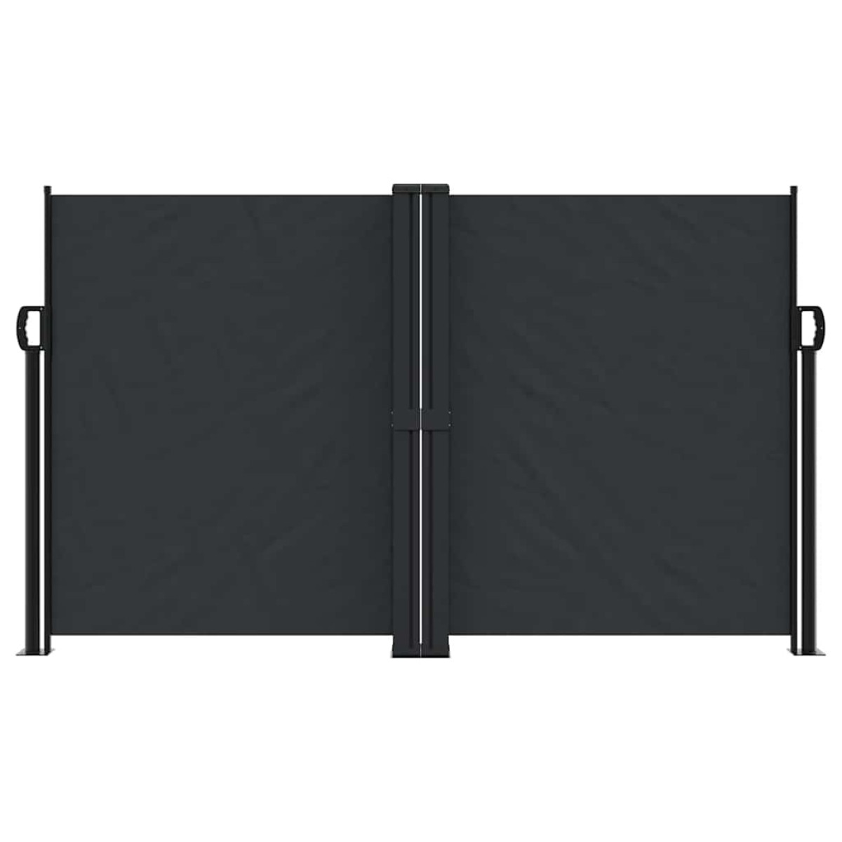 vidaXL Σκίαστρο Πλαϊνό Συρόμενο Μαύρο 140 x 1000 εκ.