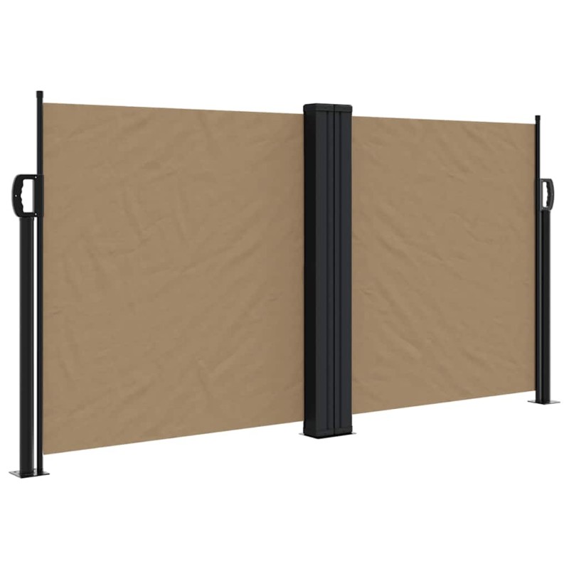 vidaXL Σκίαστρο Πλαϊνό Συρόμενο Taupe 120 x 1200 εκ.