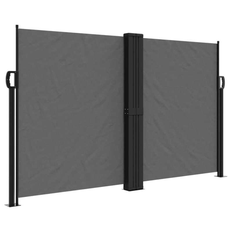 vidaXL Σκίαστρο Πλαϊνό Συρόμενο Ανθρακί 140 x 1200 εκ.