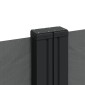 vidaXL Σκίαστρο Πλαϊνό Συρόμενο Ανθρακί 140 x 1200 εκ.