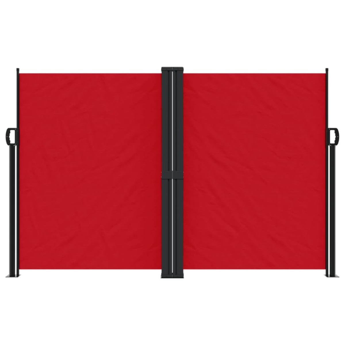 vidaXL Σκίαστρο Πλαϊνό Συρόμενο Κόκκινο 160 x 1200 εκ.
