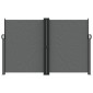 vidaXL Σκίαστρο Πλαϊνό Συρόμενο Ανθρακί 160 x 1200 εκ.