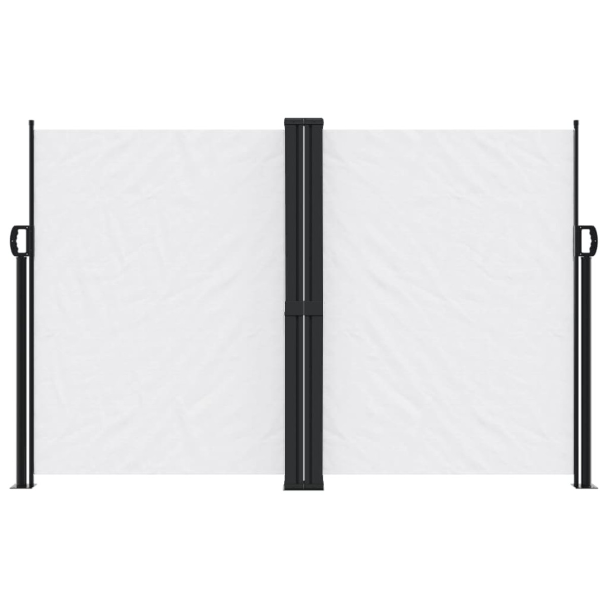 vidaXL Σκίαστρο Πλαϊνό Συρόμενο Λευκό 160 x 1200 εκ.