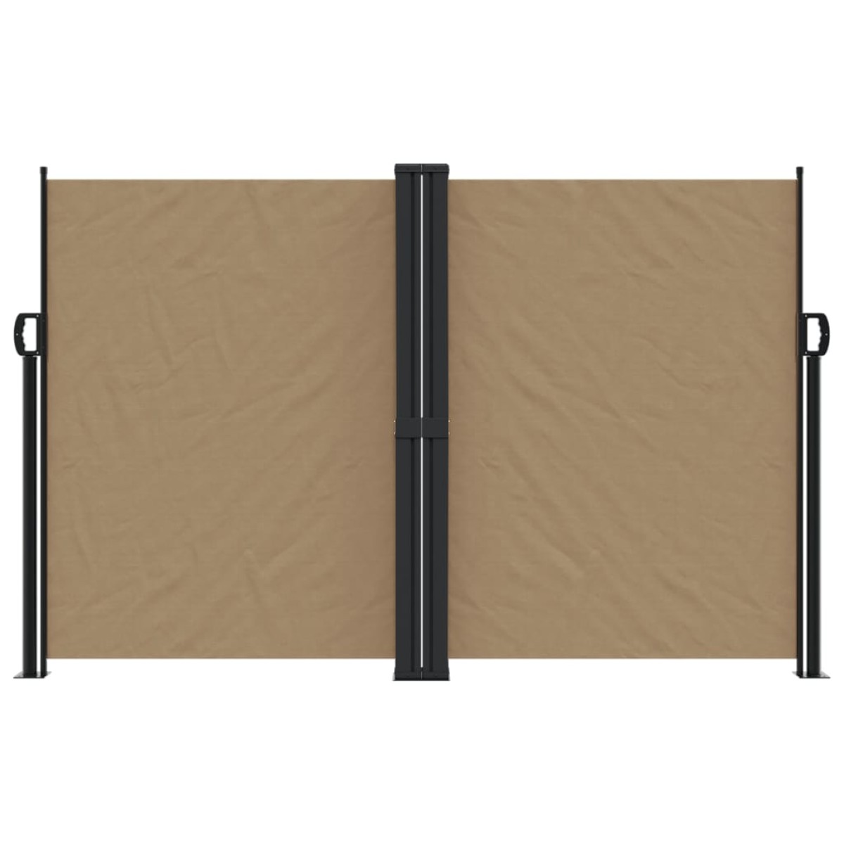 vidaXL Σκίαστρο Πλαϊνό Συρόμενο Taupe 160 x 1200 εκ.
