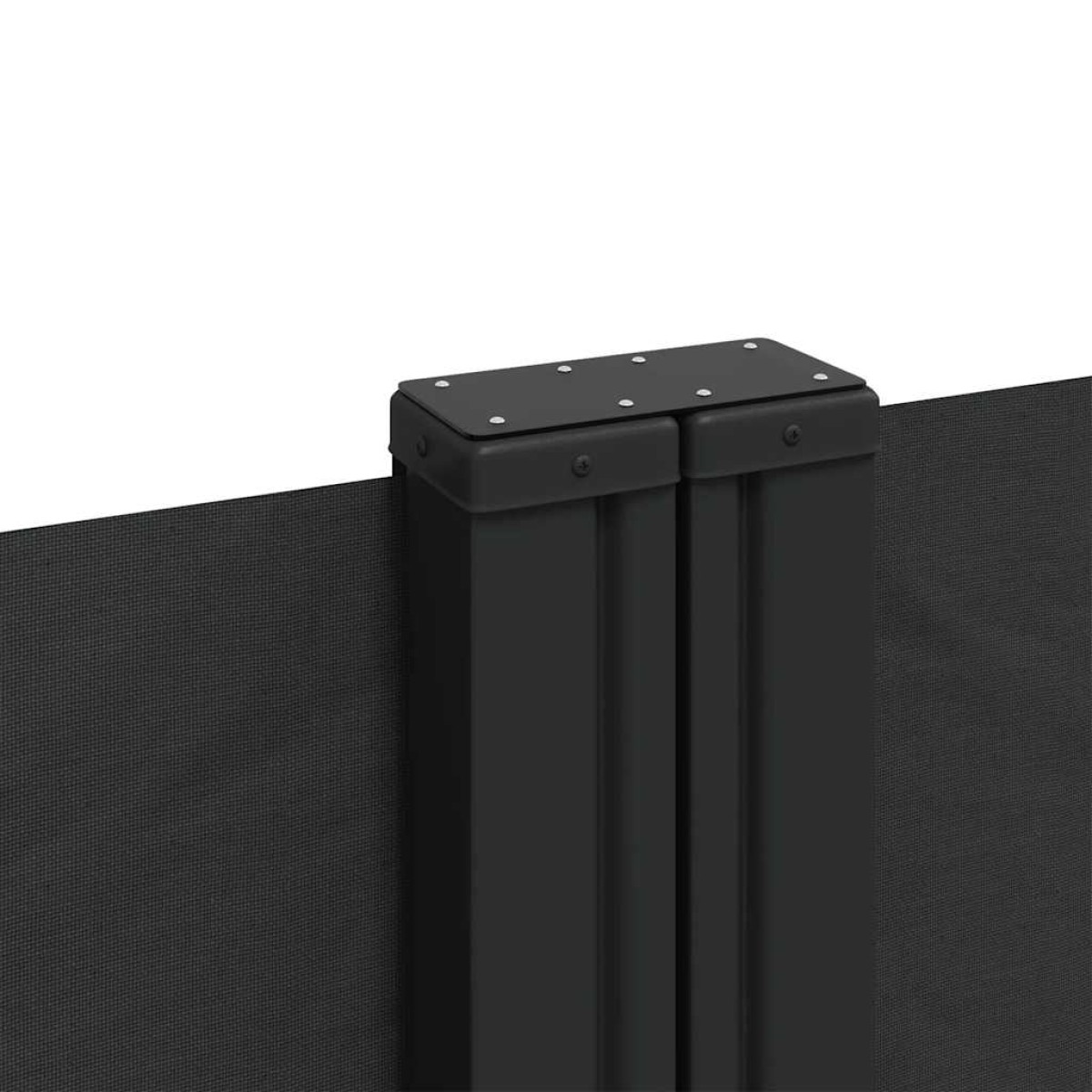 vidaXL Σκίαστρο Πλαϊνό Συρόμενο Μαύρο 200 x 1200 εκ.