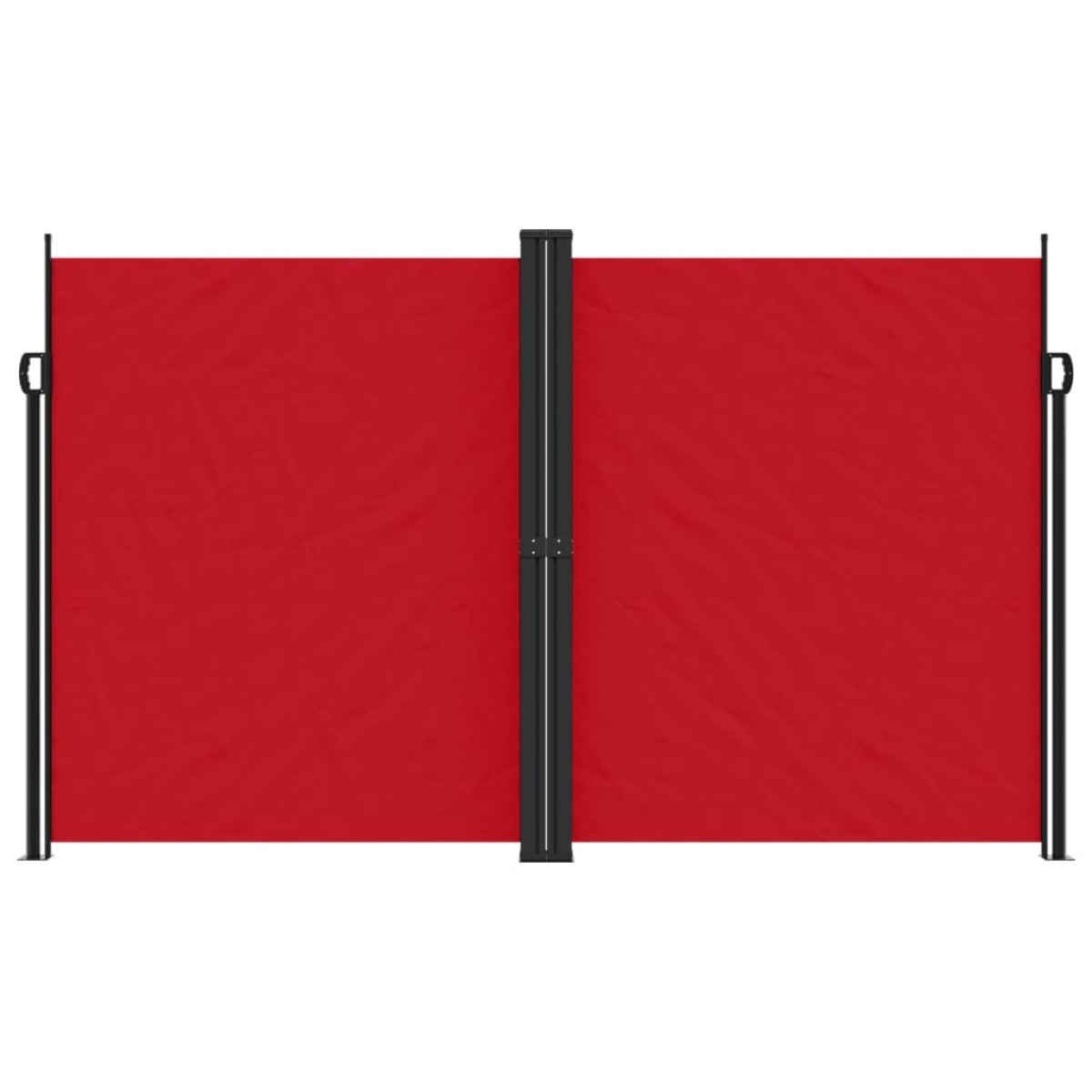 vidaXL Σκίαστρο Πλαϊνό Συρόμενο Κόκκινο 200 x 1200 εκ.