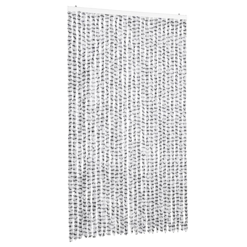vidaXL Σήτα Εντόμων Ανοιχτό Γκρι / Σκούρο Γκρι 118x220 εκ. από Σενίλ
