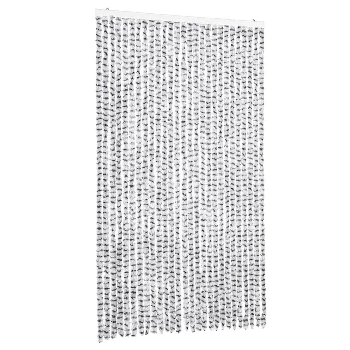 vidaXL Σήτα Εντόμων Ανοιχτό Γκρι / Σκούρο Γκρι 118x220 εκ. από Σενίλ
