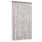vidaXL Σήτα Εντόμων Taupe / Λευκό 118x220 εκ. από Σενίλ