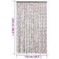 vidaXL Σήτα Εντόμων Taupe / Λευκό 118x220 εκ. από Σενίλ