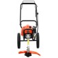 vidaXL Θαμνοκοπτικό με Ρόδες Πορτοκαλί 52 cc 1,45 kW
