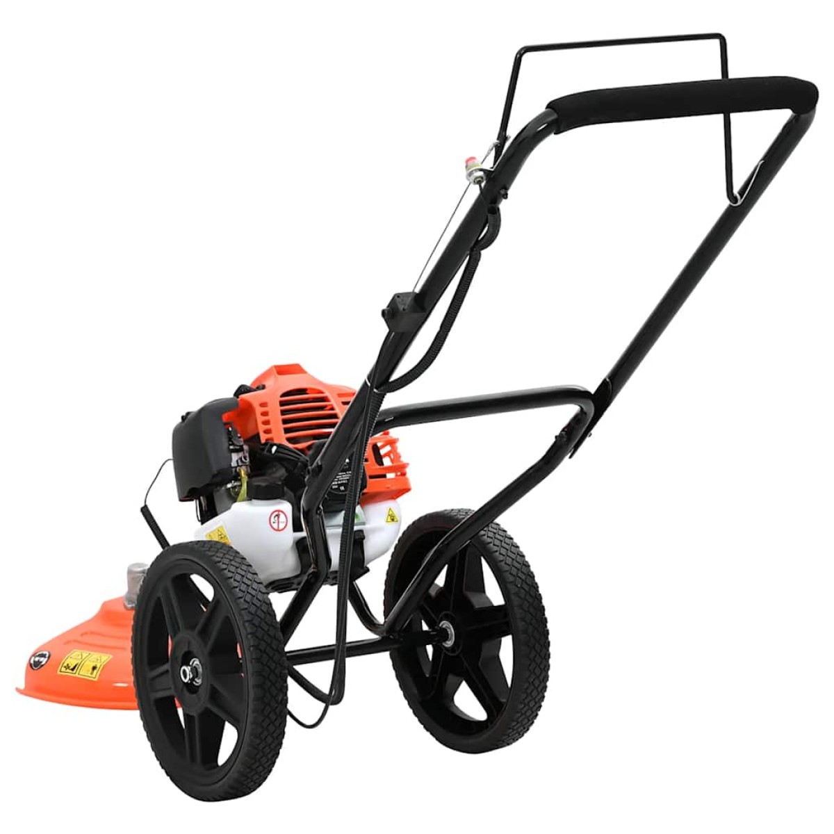 vidaXL Θαμνοκοπτικό με Ρόδες Πορτοκαλί 52 cc 1,45 kW