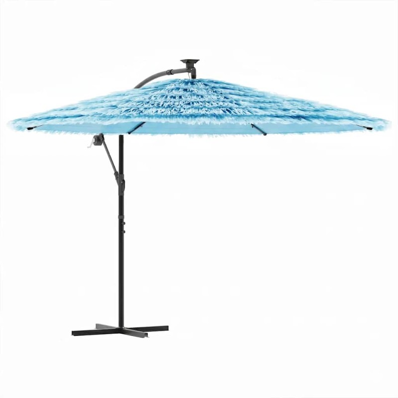 vidaXL Ομπρέλα Κήπου Μπλε 269x269x235 εκ. με Ατσάλινο Ιστό