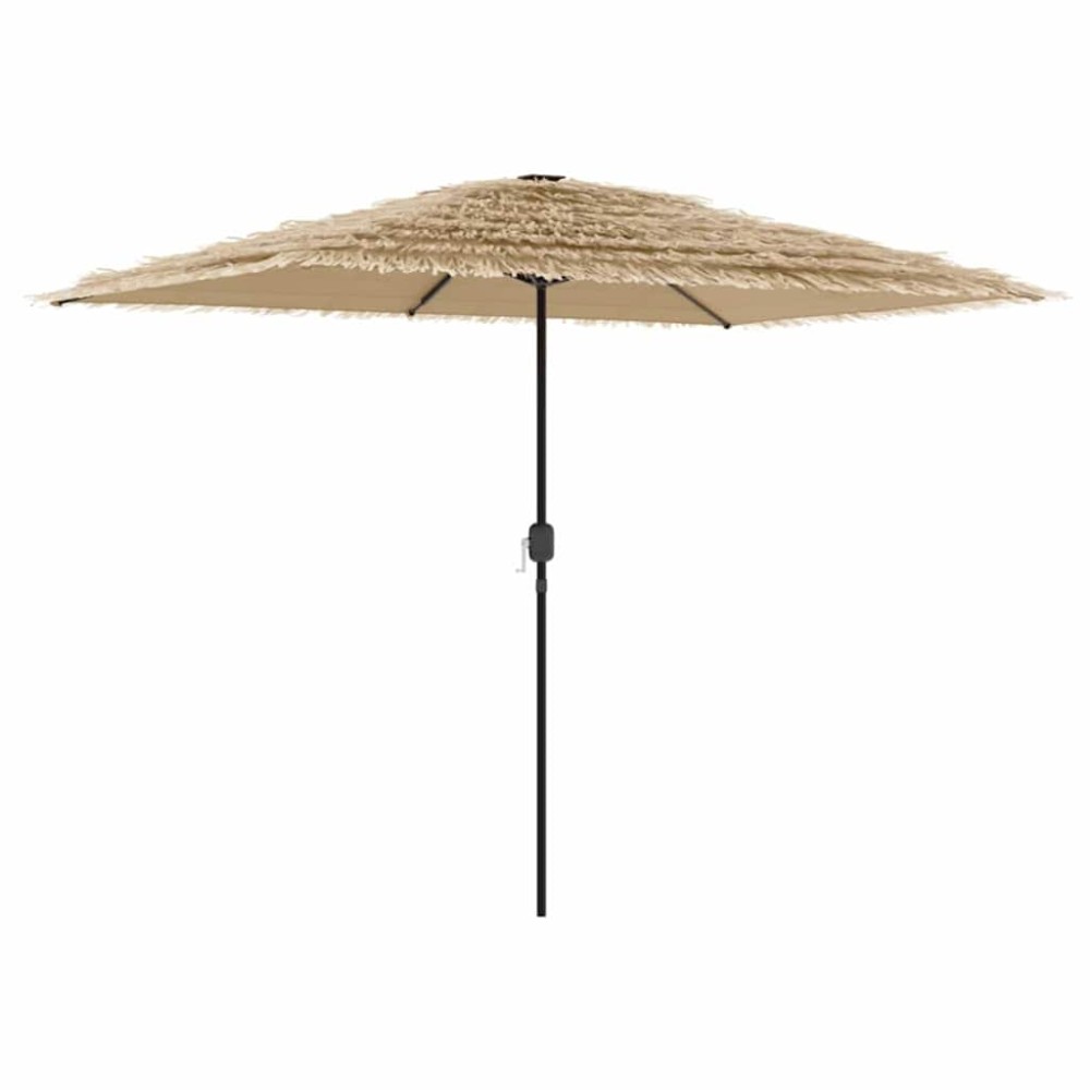 vidaXL Ομπρέλα Κήπου με Ατσάλινο Ιστό Καφέ 300x200x250 εκ.