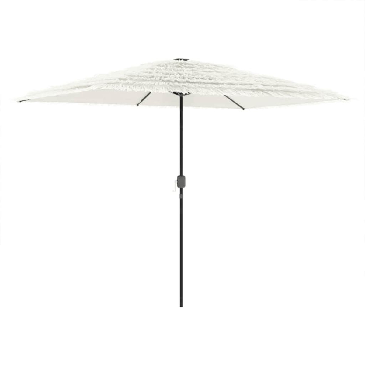 vidaXL Ομπρέλα Κήπου με Ατσάλινο Ιστό Λευκή 300x200x250 εκ.