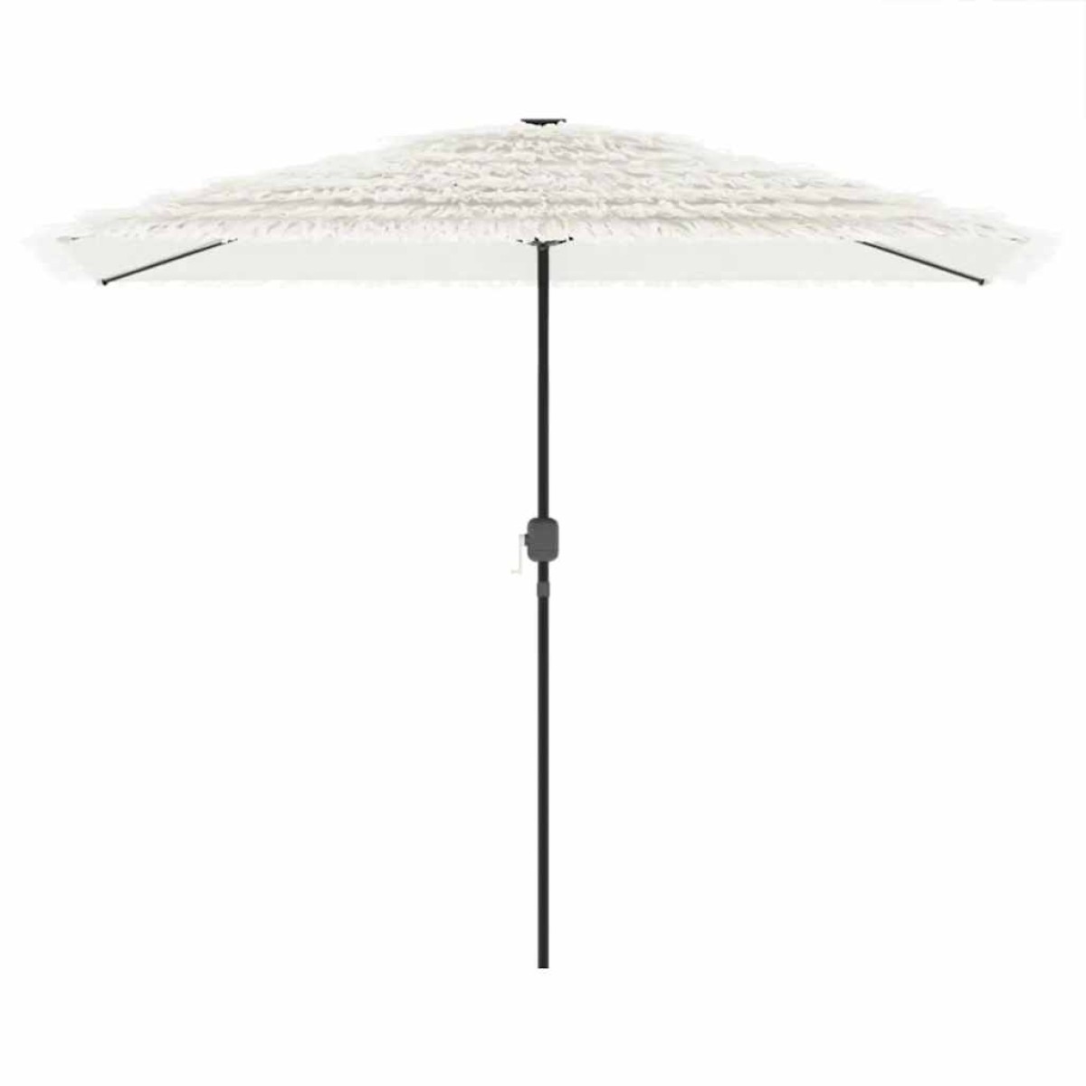 vidaXL Ομπρέλα Κήπου με Ατσάλινο Ιστό Λευκή 300x200x250 εκ.
