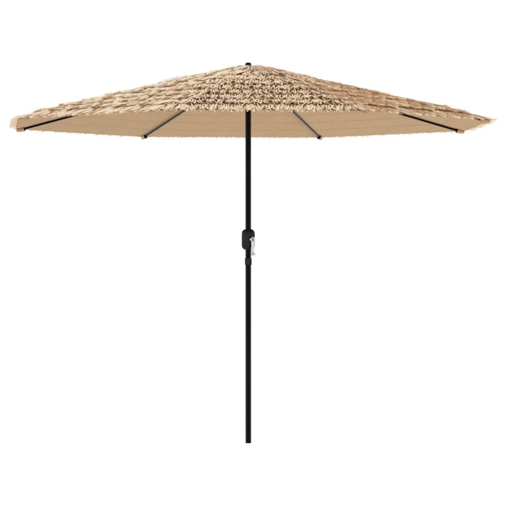 vidaXL Ομπρέλα Κήπου με Ατσάλινο Ιστό Καφέ 324x324x247 εκ.