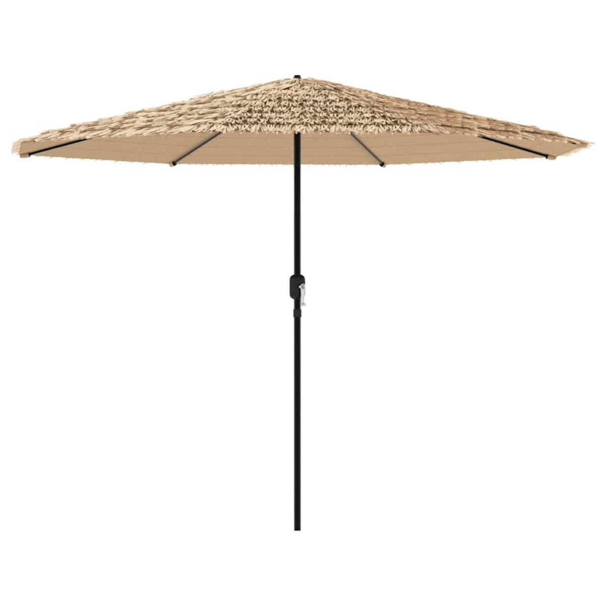 vidaXL Ομπρέλα Κήπου με Ατσάλινο Ιστό Καφέ 324x324x247 εκ.