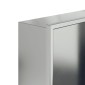 vidaXL Εσοχή Ντους Βουρστ. Ασήμι 32x62x9 εκ. Αν. Ατσάλι