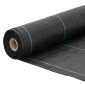 vidaXL Μεμβράνη Εδαφοκάλυψης Μαύρη 0,5x50 μ. από Πολυπροπυλένιο