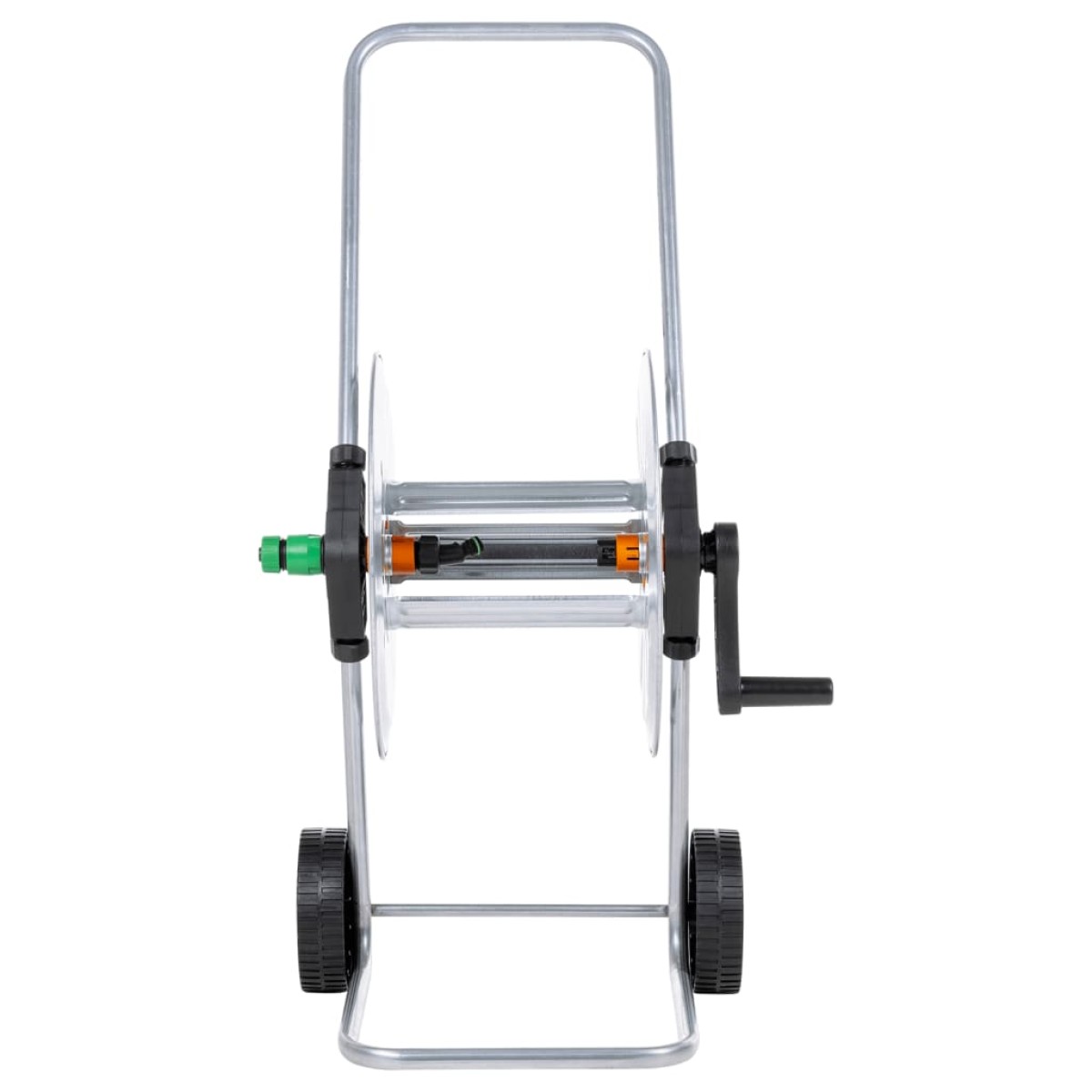 vidaXL Ανέμη Ποτίσματος Τροχήλατη για 50 μ. 1/2" ή 35 μ. 3/4" Ατσάλινη