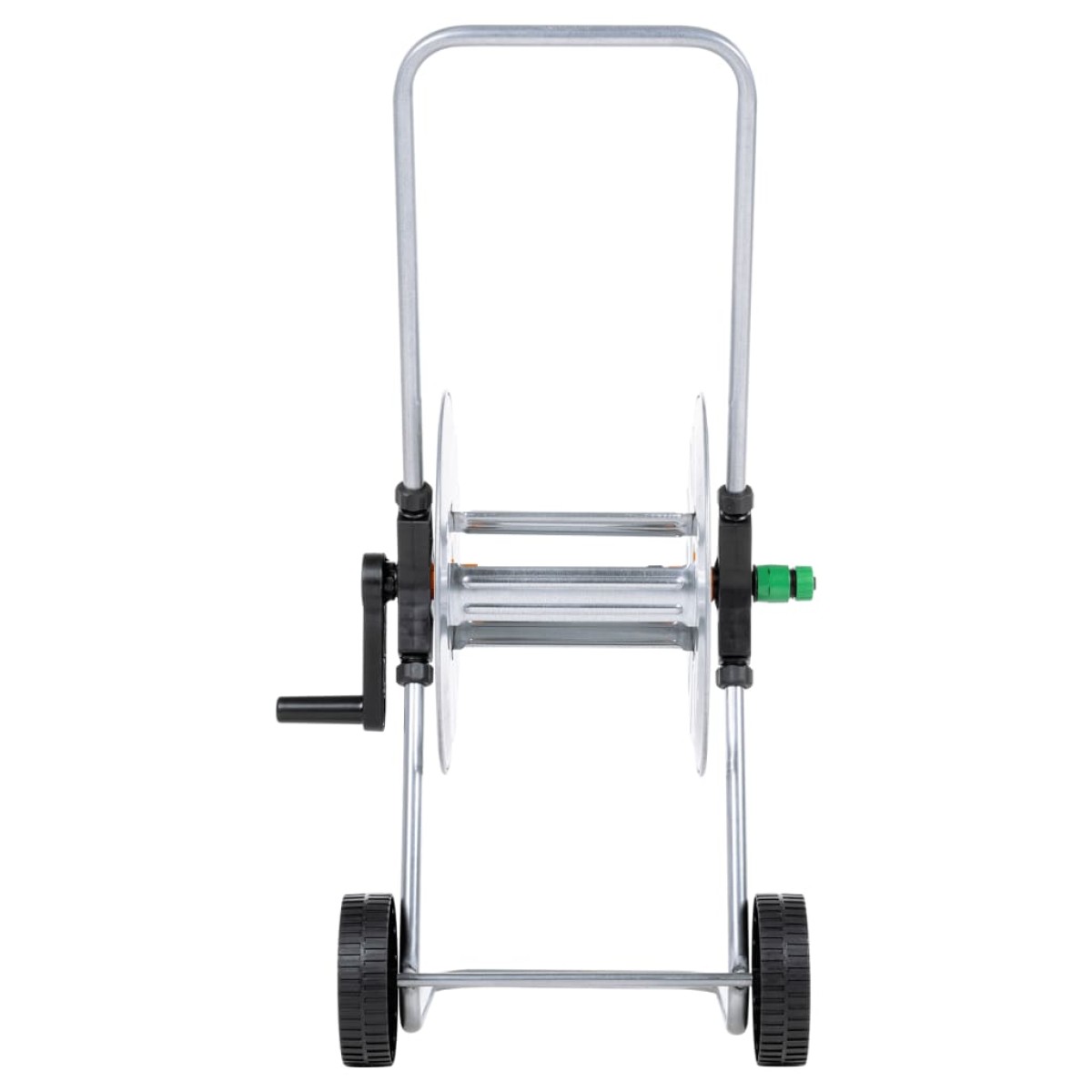 vidaXL Ανέμη Ποτίσματος Τροχήλατη για 50 μ. 1/2" ή 35 μ. 3/4" Ατσάλινη
