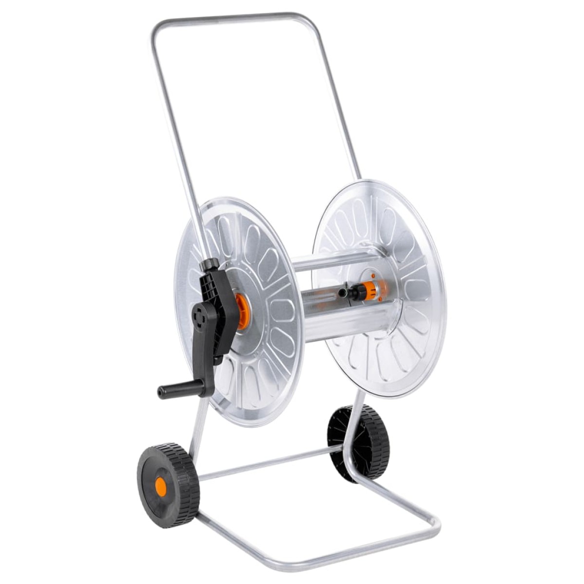 vidaXL Ανέμη Ποτίσματος Τροχήλατη για 80 μ. 1/2" ή 50 μ. 3/4" Ατσάλινη