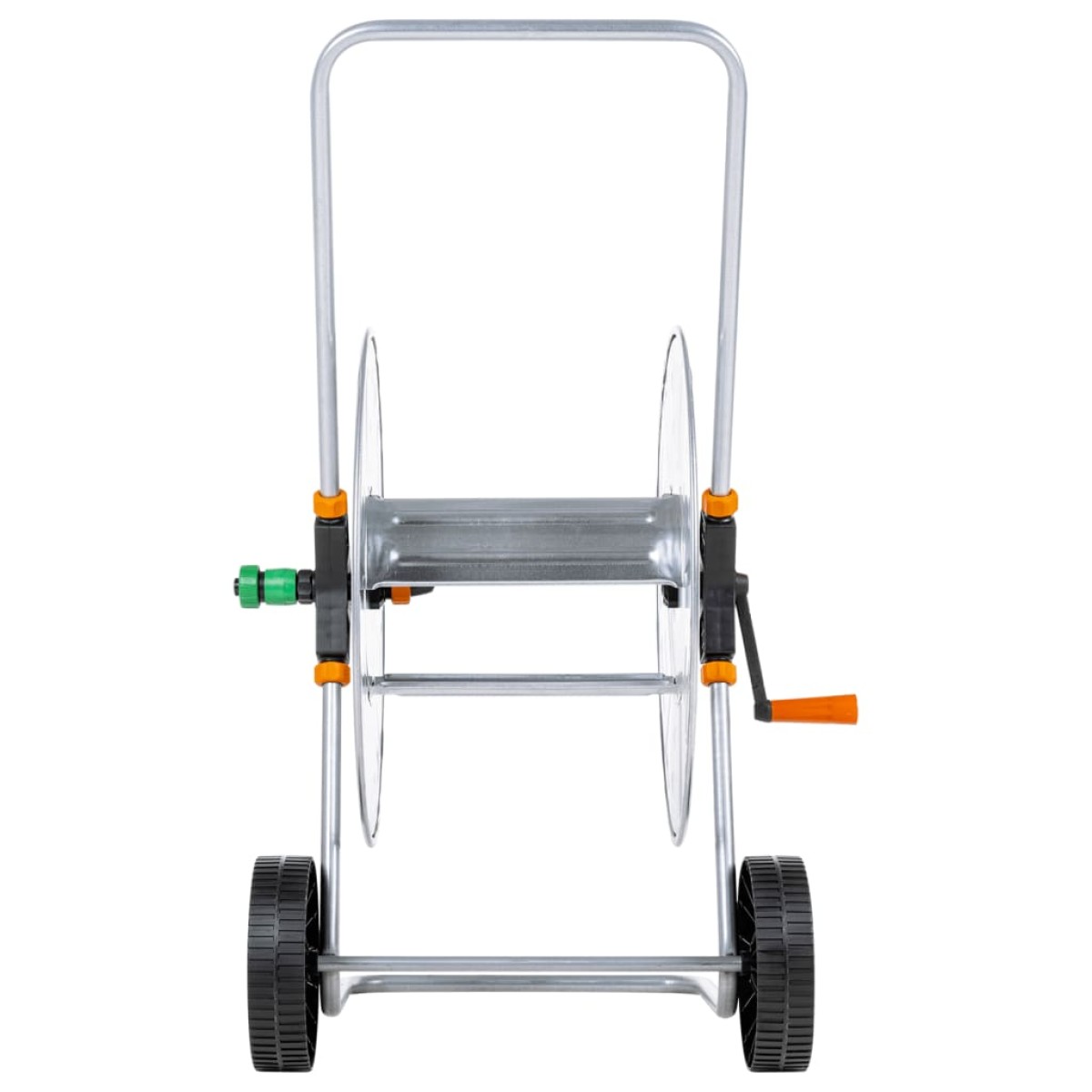 vidaXL Ανέμη Ποτίσματος Τροχήλατη για 110 μ. 1/2" ή 80 μ. 3/4"Ατσάλινη