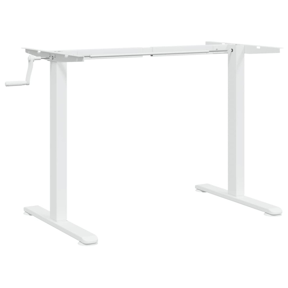 vidaXL Σκελετός Όρθιου Γραφείου Λευκός (94-135)x60x(70-114) εκ. Ατσάλι