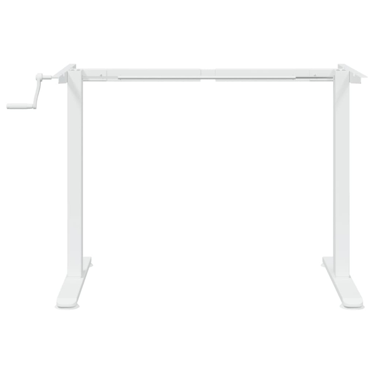 vidaXL Σκελετός Όρθιου Γραφείου Λευκός (94-135)x60x(70-114) εκ. Ατσάλι