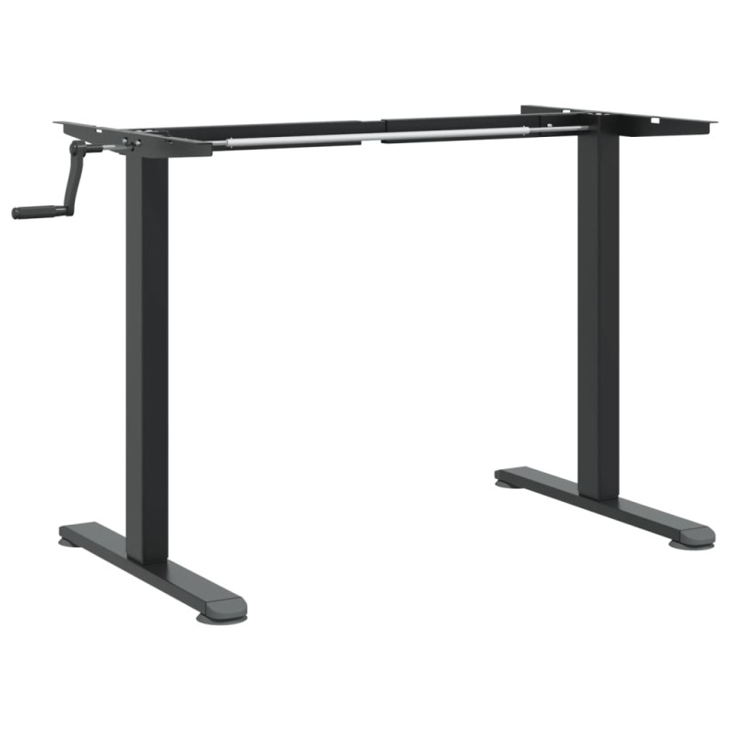 vidaXL Σκελετός Όρθιου Γραφείου Μαύρος (94-135)x60x(70-114) εκ. Ατσάλι
