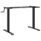 vidaXL Σκελετός Όρθιου Γραφείου Μαύρος (94-135)x60x(70-114) εκ. Ατσάλι