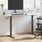 vidaXL Σκελετός Όρθιου Γραφείου Μαύρος (94-135)x60x(70-114) εκ. Ατσάλι