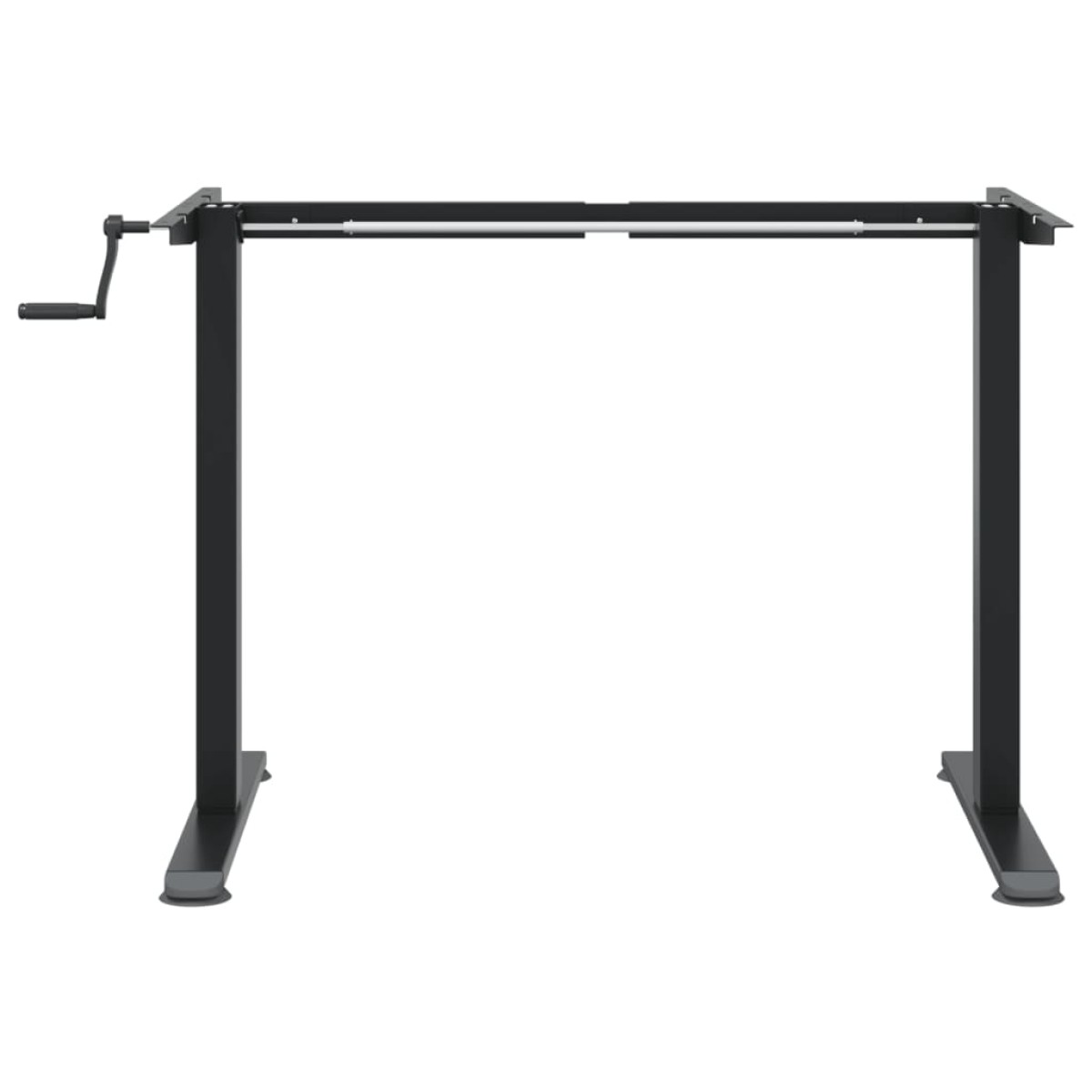 vidaXL Σκελετός Όρθιου Γραφείου Μαύρος (94-135)x60x(70-114) εκ. Ατσάλι