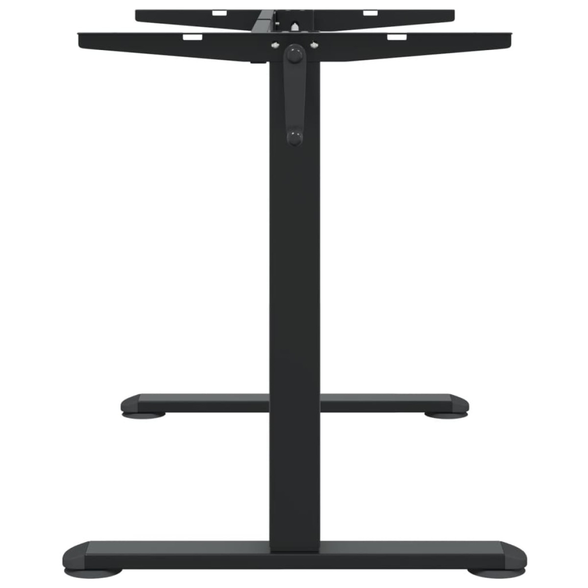 vidaXL Σκελετός Όρθιου Γραφείου Μαύρος (94-135)x60x(70-114) εκ. Ατσάλι