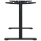 vidaXL Σκελετός Όρθιου Γραφείου Μαύρος (94-135)x60x(70-114) εκ. Ατσάλι